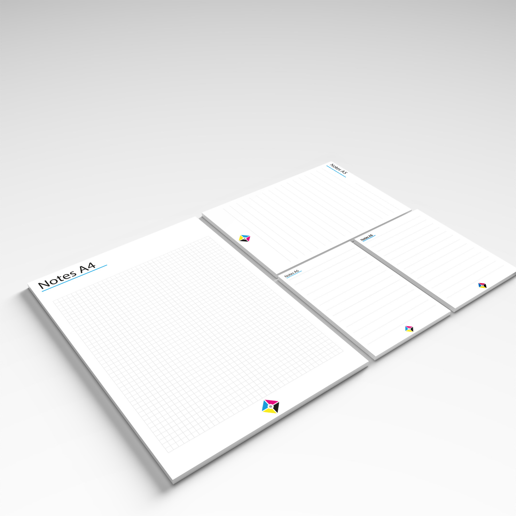 Komplet notesów A6, A5 i A4 - 4 Komplet notesów A6, A5 i A4 - obrazek 2