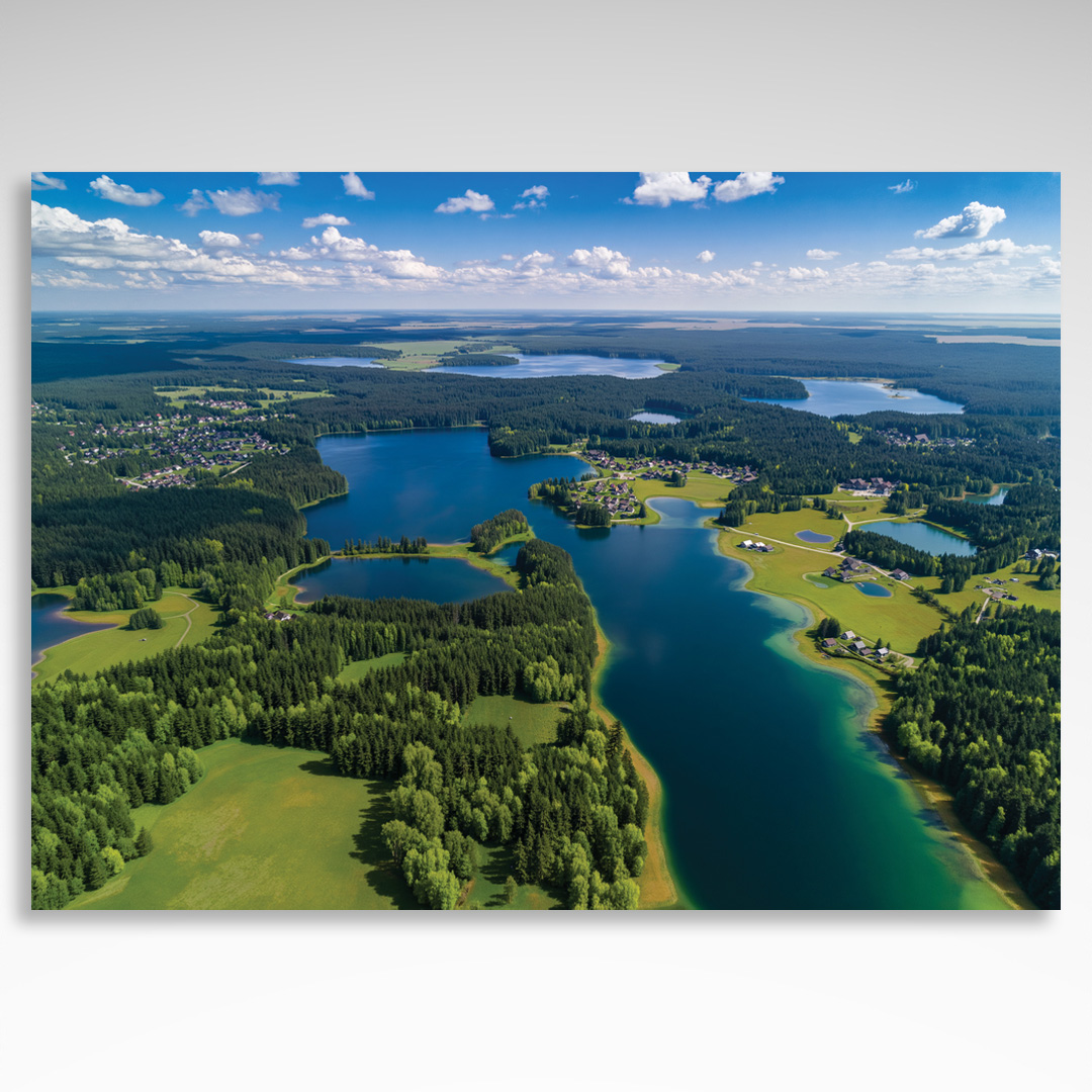 Kalendarz trójdzielny Panorama z lotu ptaka