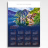 Kalendarz planszowy Hallstatt (20szt.) - 2 Kalendarz planszowy Hallstatt