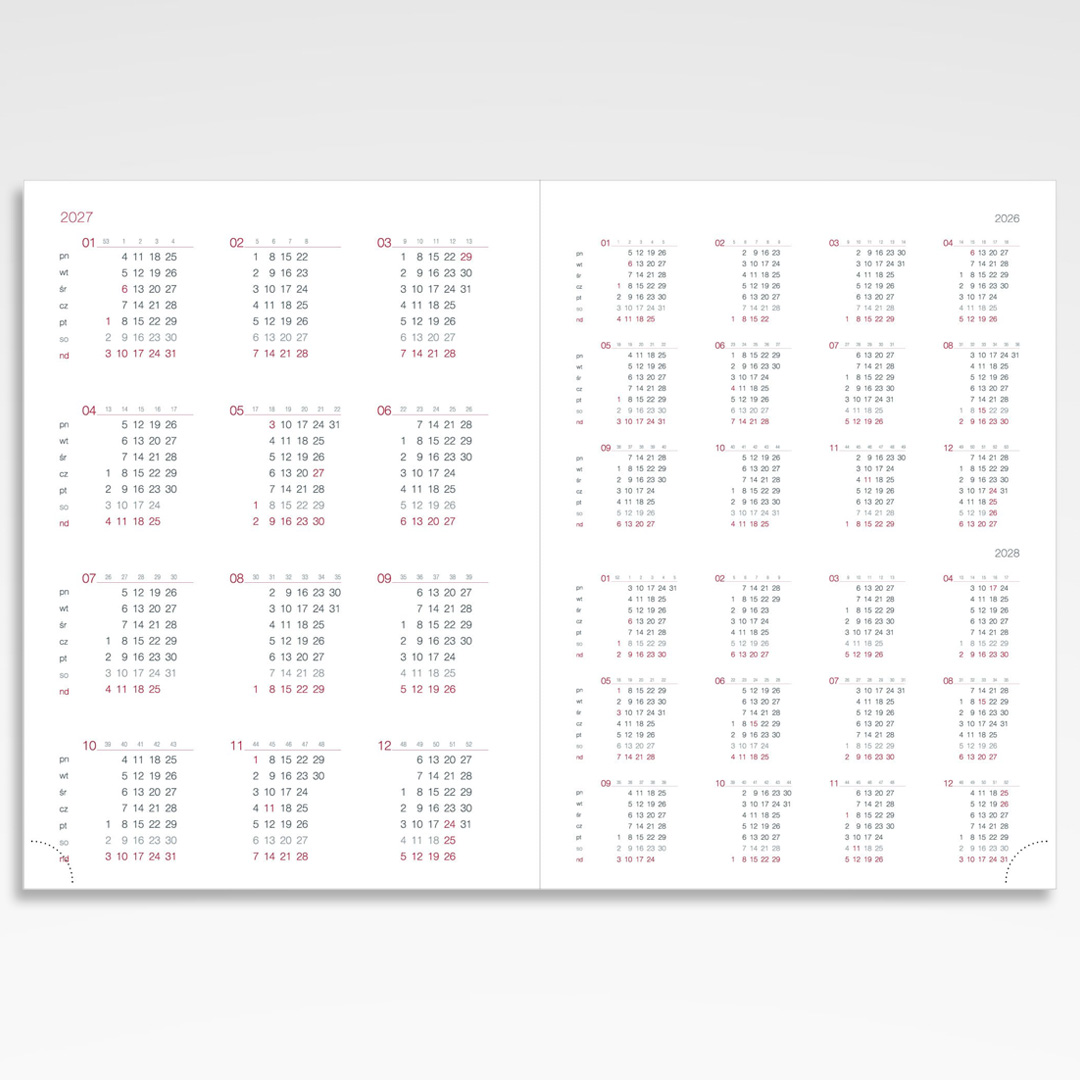 Kalendarze książkowe A4-073 (20szt.) - 5 Kalendarze książkowe A4-073 (20szt.) - obrazek 3