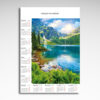 Kalendarz planszowy Morskie Oko (20szt) - 1 Kalendarz planszowy Morskie Oko