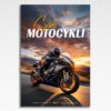 Kalendarz wieloplanszowy Świat Motocykli (20szt.) - 2 kalendarz wieloplanszowy świat motocykli, okładka kalendarza z grafiką tematyczną i spiralą Wire-O