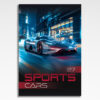 Kalendarz wieloplanszowy Sport Cars (20szt.) - 2 kalendarz wieloplanszowy sports cars, okładka kalendarza z grafiką tematyczną i spiralą Wire-O