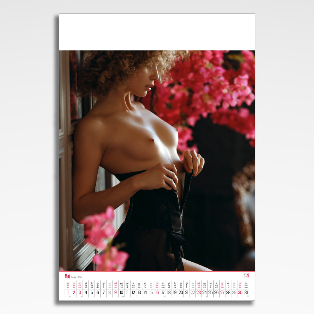 Kalendarz wieloplanszowy Beauties (20szt.) - 8 kalendarz wieloplanszowy beauties, plansza maj z grafiką tematyczną